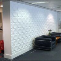 moon panel textured wall